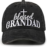 InnoBeta Blessed Grandad Gifts Hat for Men, Grandad Gifts for Christmas, Birthday, Adjustable Embroidered Baseball Cap