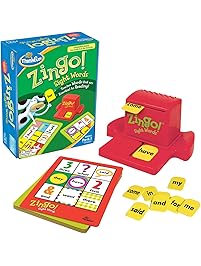 Think Fun Zingo Sight Words Early Reading Game - Toy of the Year Finalist, Developed by Educators for Pre-K to 2nd Graders