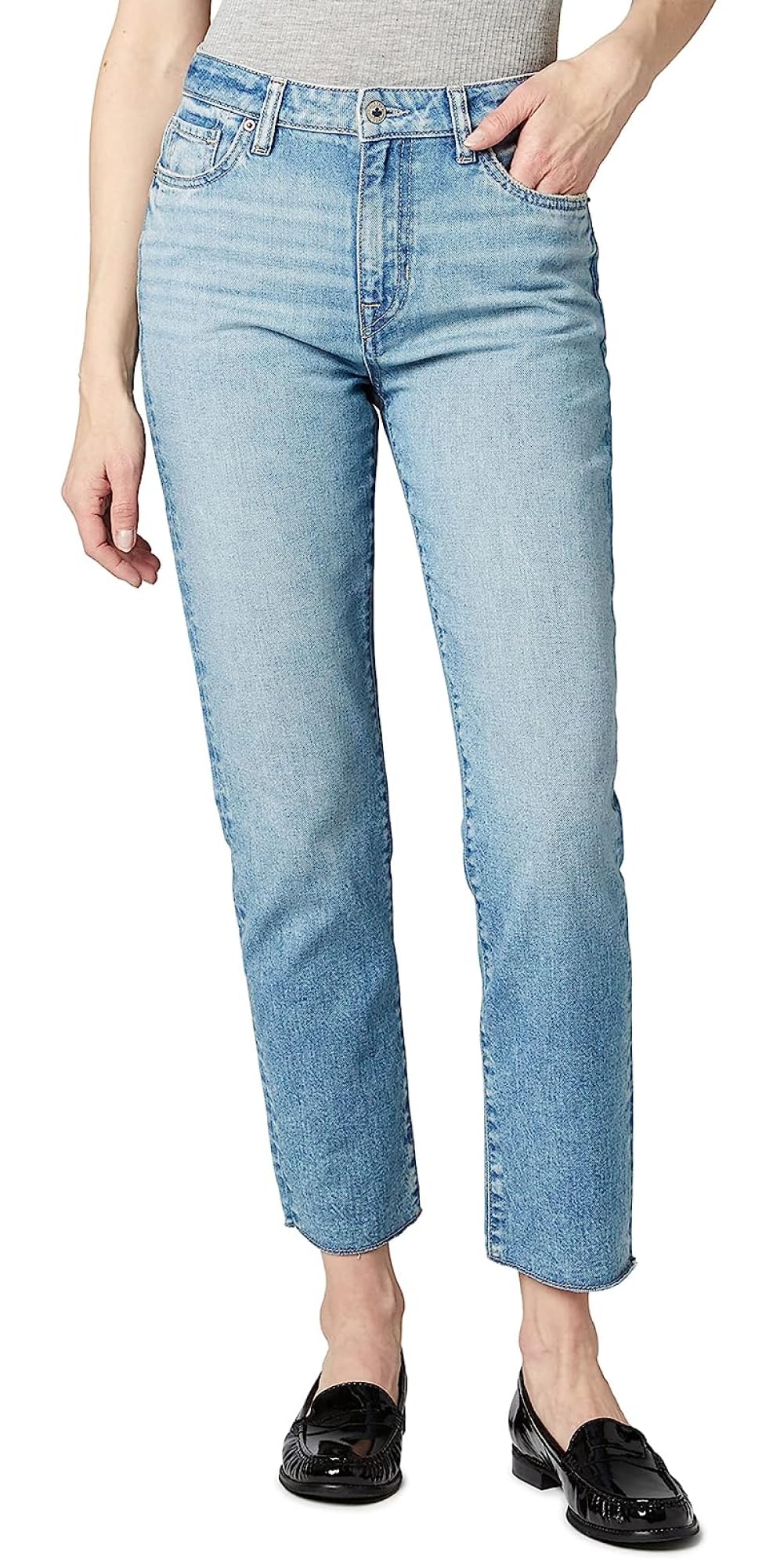 Buffalo David Bitton Women’s Hi Rise Straight Jean, Light Vintage Denim, 32