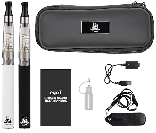 title=XiGer Ego-T doppio starter kit,sigaretta elettronica CE4,evaporatore da 1,6