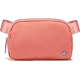 Pander Everywhere Belt Bag for Women, Fashion Waist Packs, Crossbody Bags, Everywhere Belt Bag with Adjustable Strap (Dark Salmon).
