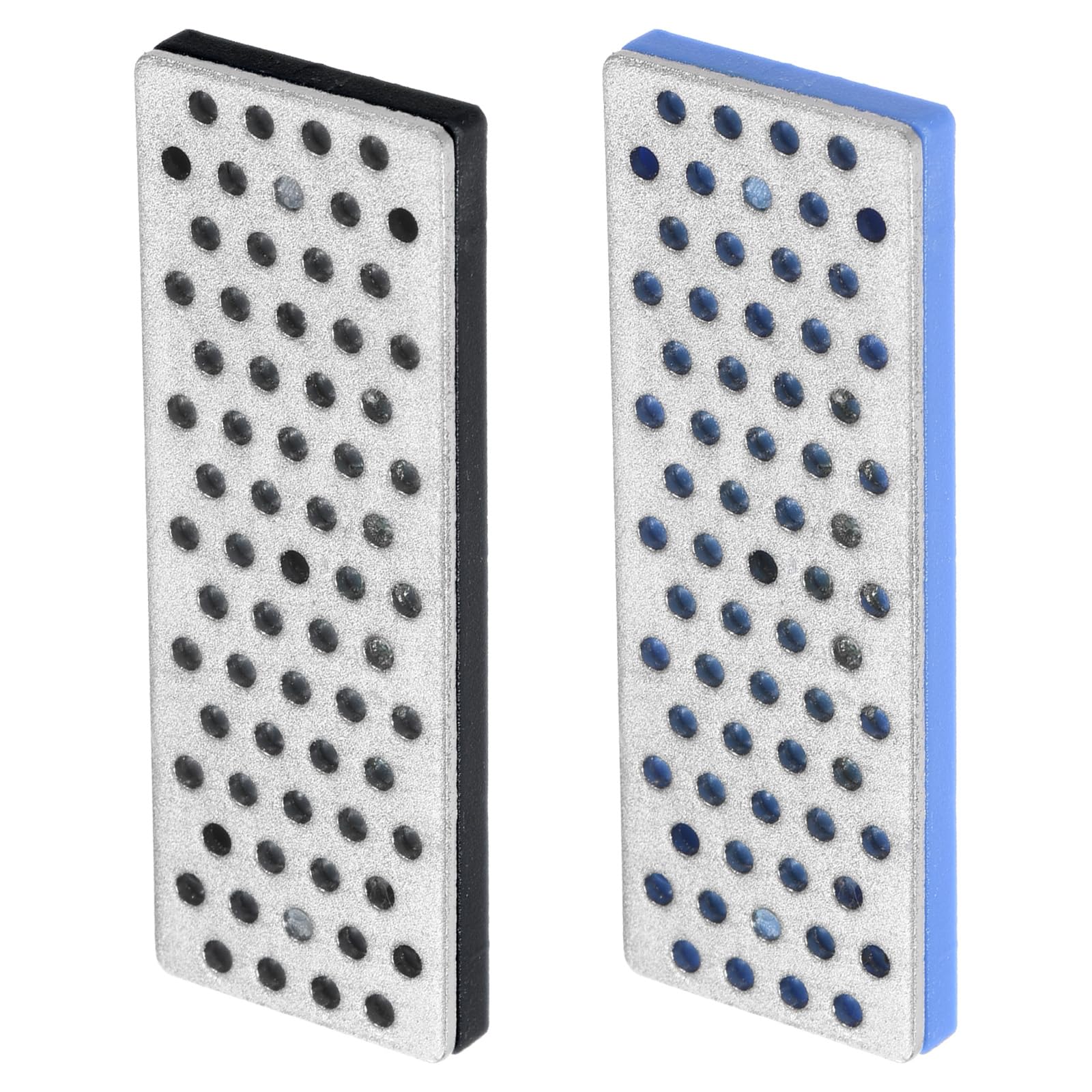 M METERXITY 2 Pack Ski Snowboard Diamond Stone - Ski Edge Files Sharpener Tool, Apply to Outdoor Snowboard (2.8", 240 Grit/360 Grit, 2 Colors)