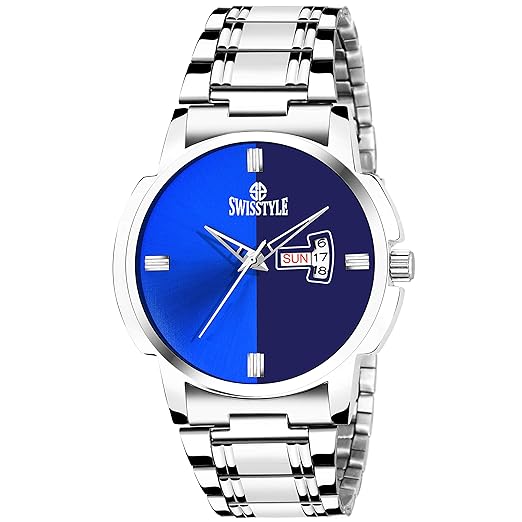 Swisstyle Analog-Digital Blue Dial Men's Watch-SS-GR801-BLU-CH