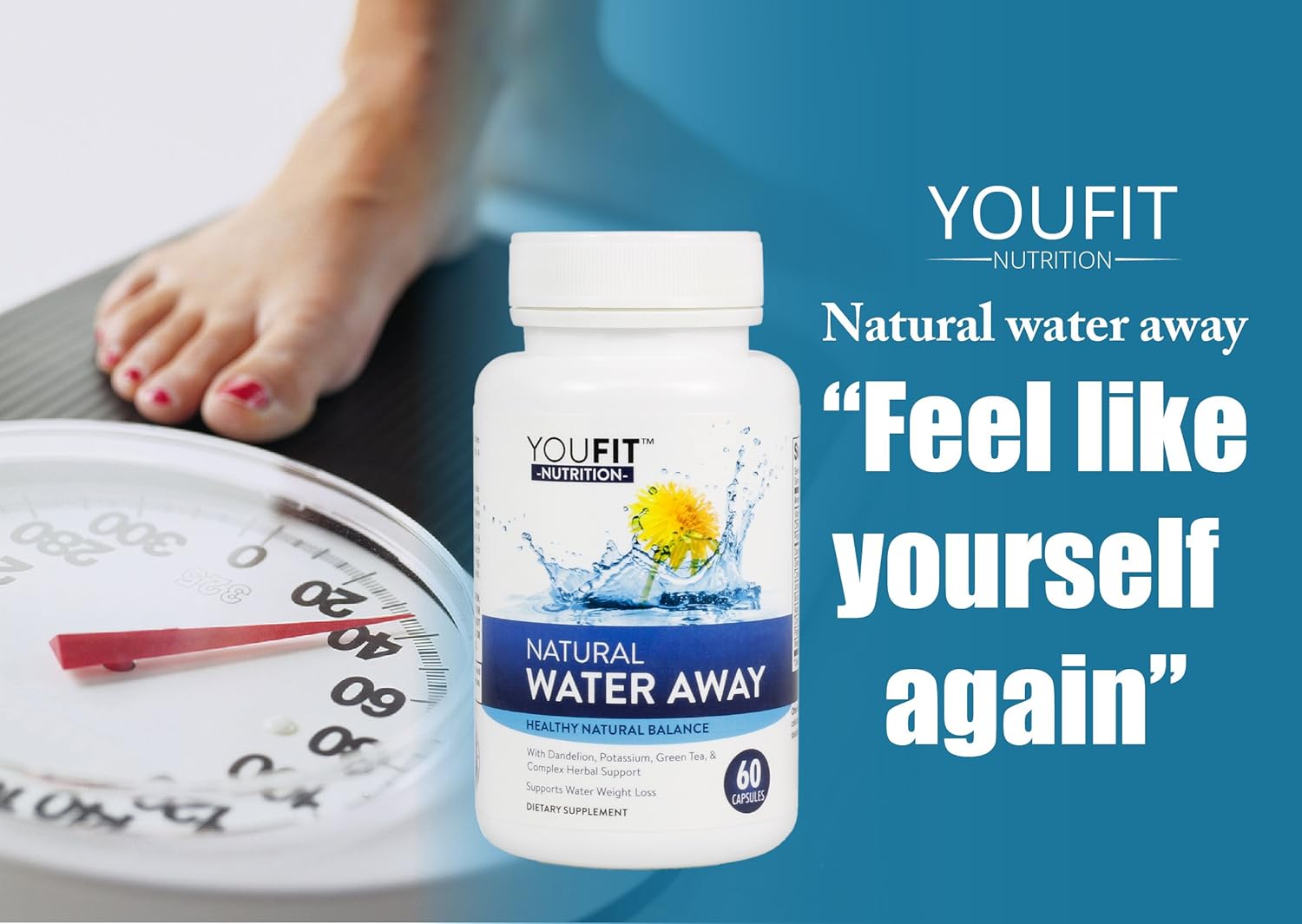 Water Pills Bloating Relief and Weight Loss Natural Diuretic DailyNutriPlus LLC