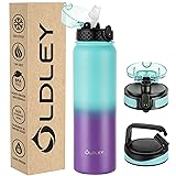 Oldley Insulated 32 oz Stainless Steel Water Bottle