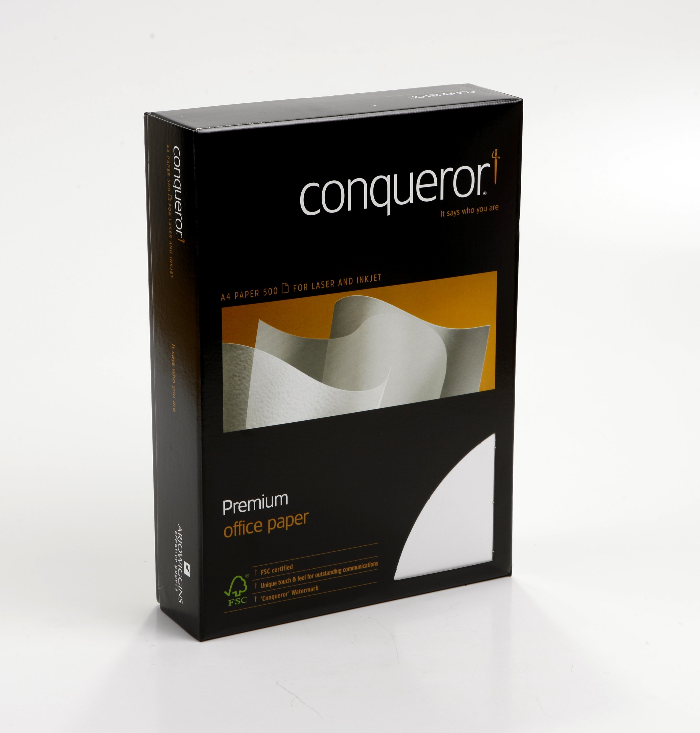 Conqueror premuim paper A4 Diamond White CX22 finish 100gsm 500 sheets