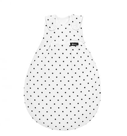 Alvi Baby Mäxchen Außensack Das Original Gr. 56/62 Dots weiss