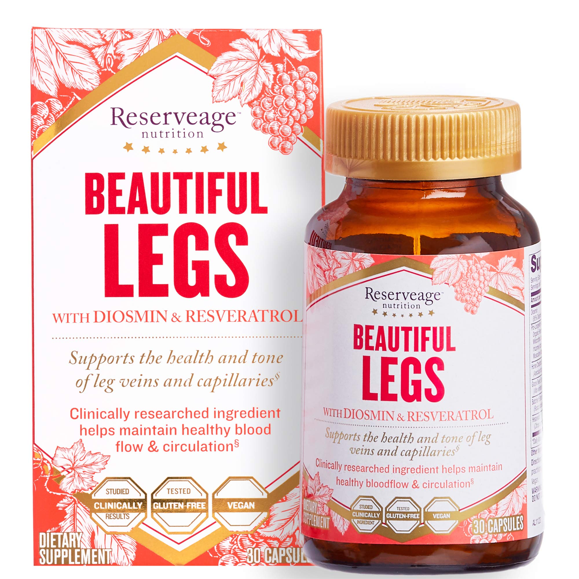 Reserveage, Beautiful Legs, Skin Care Supplement for Smooth, Healthy