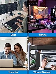 TopMade Mouse Pad with 15W Fast Wireless