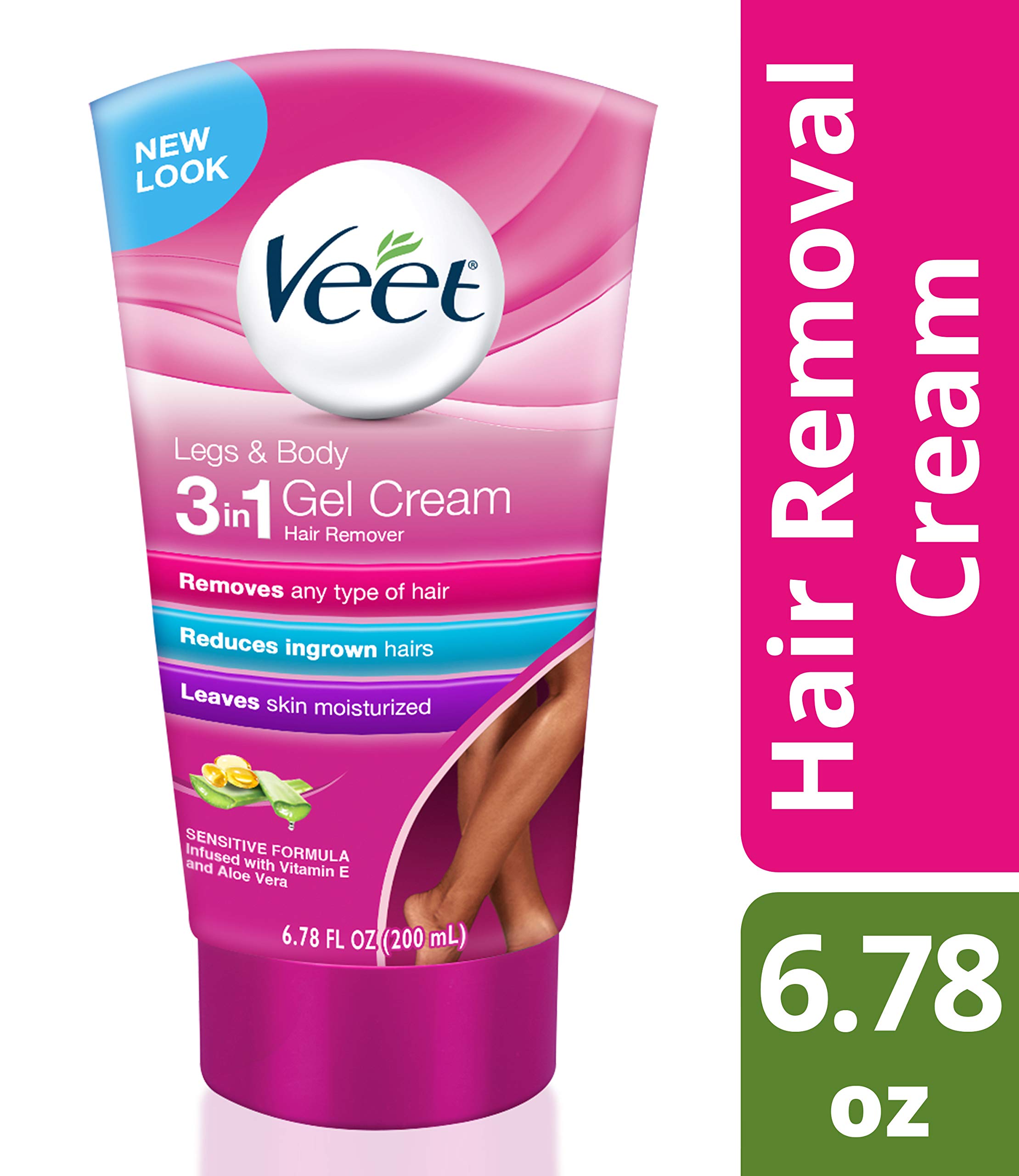 Galleon Veet Legs Body 3 In 1 Gel Cream Hair Remover 6 78 Oz