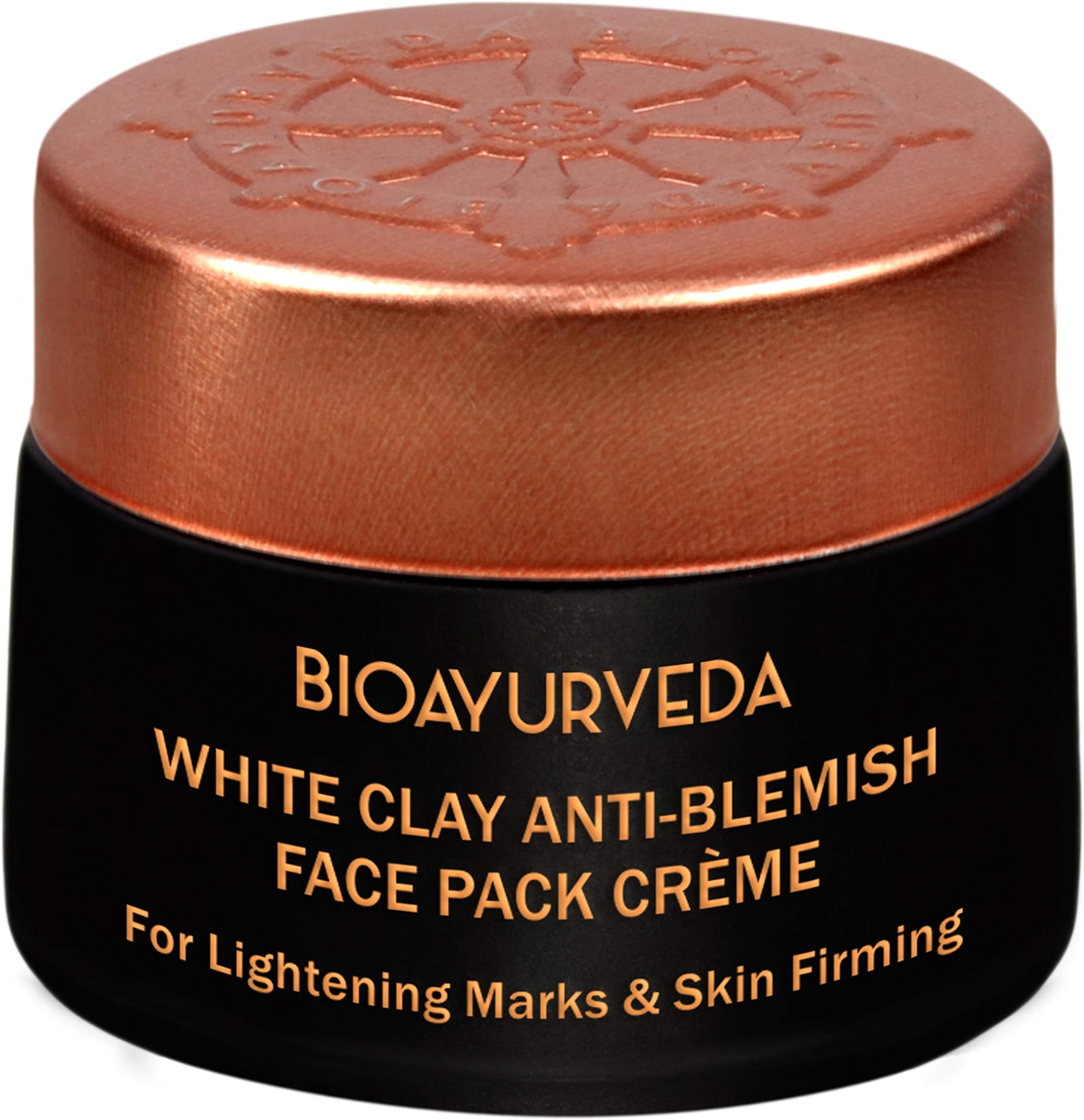 BIOAYURVEDA White Clay Anti-Blemish Face Pack Cream Whitening And Brightening Face Pack For Women Men - 40 gm