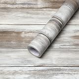 Hode 60cmx3m Wood Effect Wallpaper Peel and Stick Self Adhesive Vinyl Roll view 2