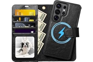 CASEKULT for Samsung Galaxy S26 Ultra Wallet Case Compatible with MagSafe,Vintage Leather with RFID Blocking Flip Card Slots 