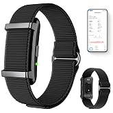 Smart Bracelet Fitness Trackers for Men Women, Smart Watch 24/7 Heart Rate Sleep Stress HRV Monitor, 170+ Sports Modes, 2 Bands, Free APP