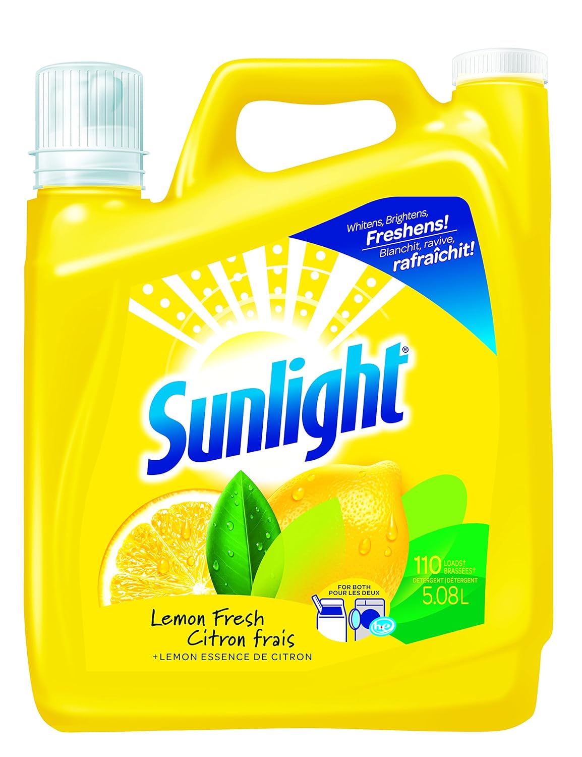 [Amazon.ca] Sunlight Lemon Fresh Liquid Laundry Detergent, 110 Wash