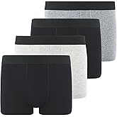 Boys Underwear Sizes 6-18 Pack of 4 Boys Boxer Briefs Super Soft Cotton Stretch