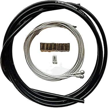 Gaine De Câble De Dérailleur Et Frein 5 Mètres Pour Vélo Route - Logement PVC Universel Noir