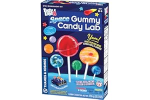 Thames & Kosmos Space Gummy Candy Lab | Tasty Labs STEM Experiment Kit, Make Space-Themed Gummy Pops & Candies, Explore Chemistry in Cooking, Safe to Eat, Made in USA, Food Ingredients Included