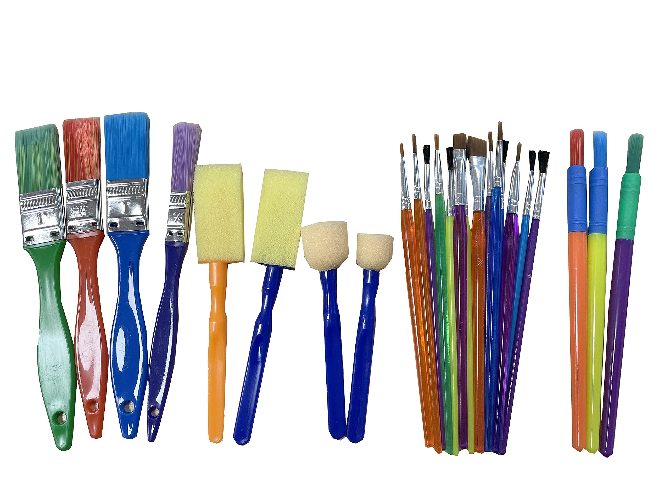 Cléopatre Cleopater 260161 Set of 25 Brushes School, Multicolored, Diverses