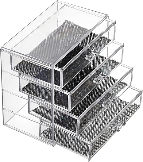 Feibrand Makeup Organiser For Cosmetic Storage With 4 Acrylic