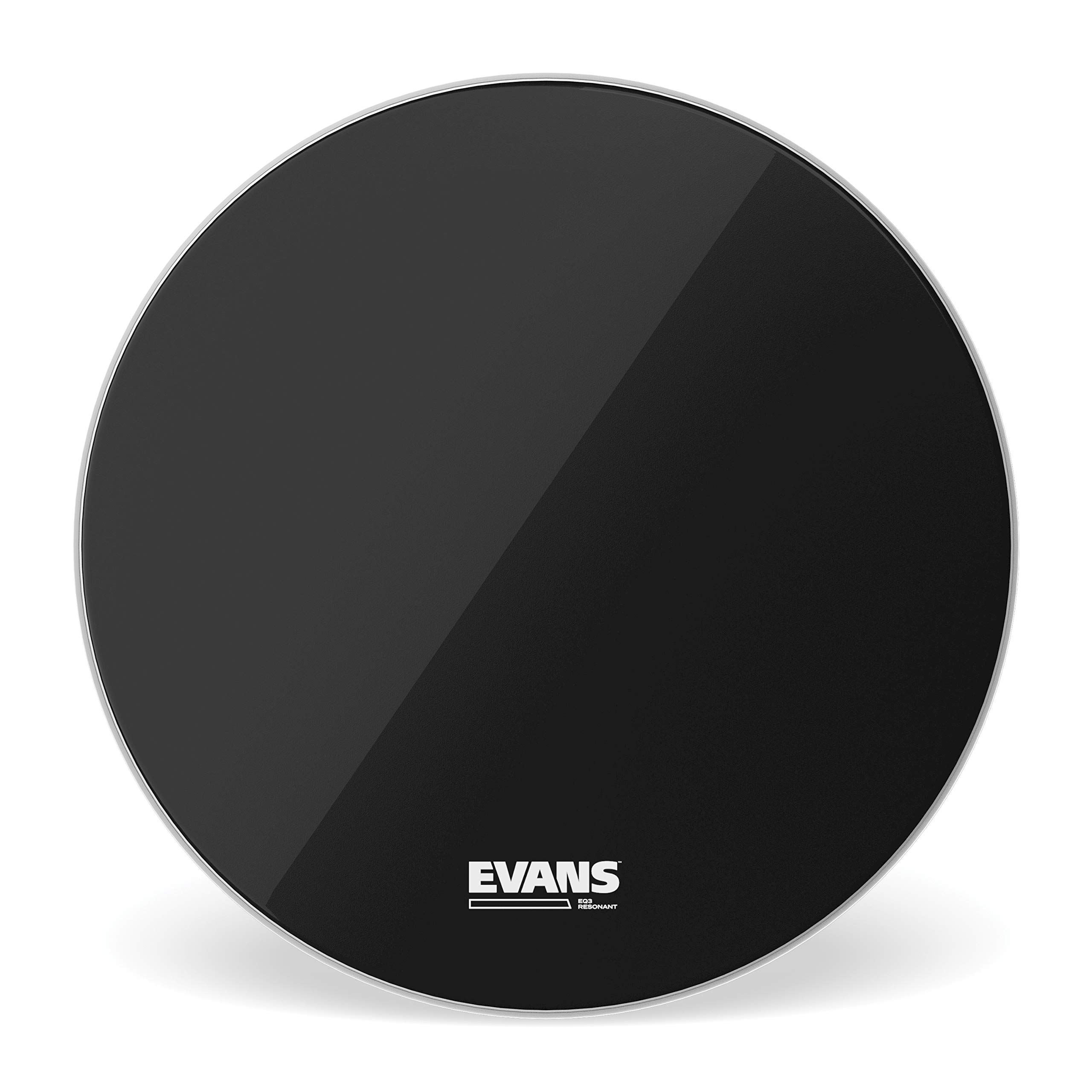 Evans BD18RB-NP 18-Inch No Port EQ3 Resonant Black Bass Drum Head