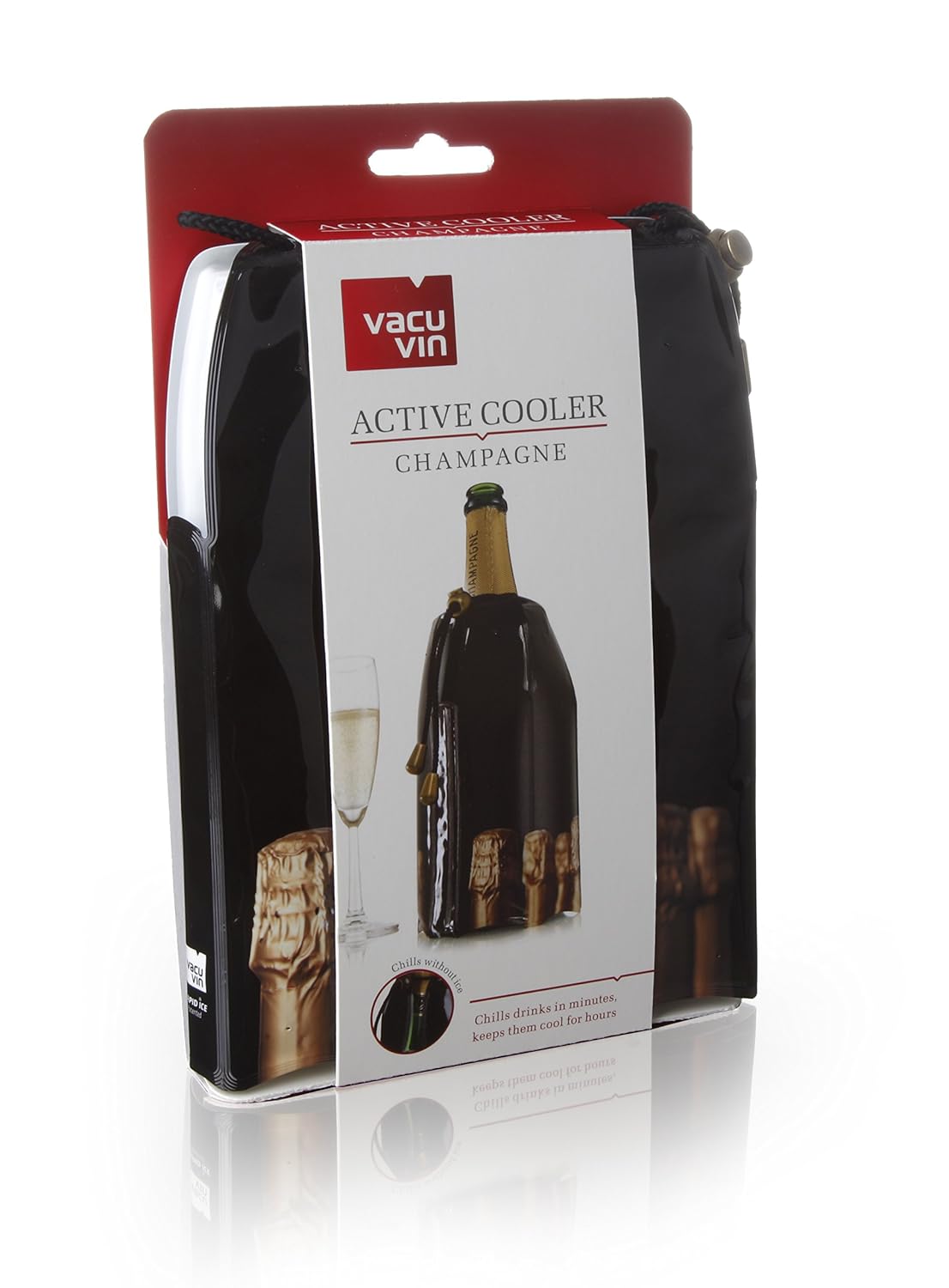 Compra Vacu Vin 3885460-Enfriador, diseño Tapones Enfriador rápido ...