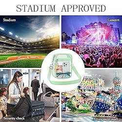 USPECLARE Clear Purse Stadium Clear Messenger Bag
