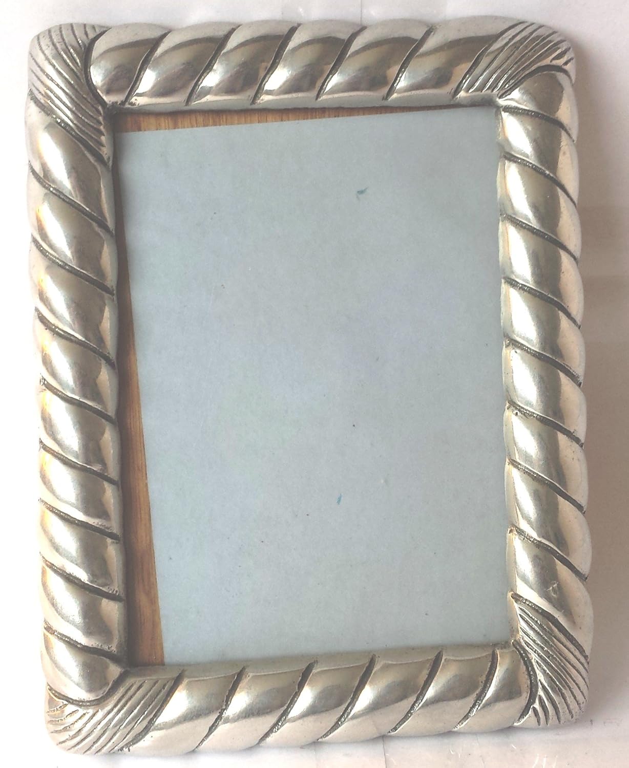 Mexican Pewter Metal Picture Frame Holder 5x7