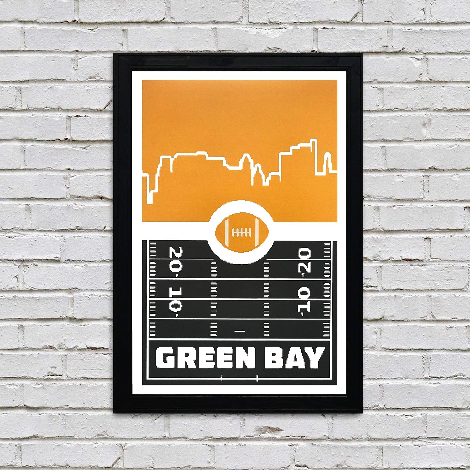 Amazon Com Green Bay Packers Football Poster 13x19 Handmade