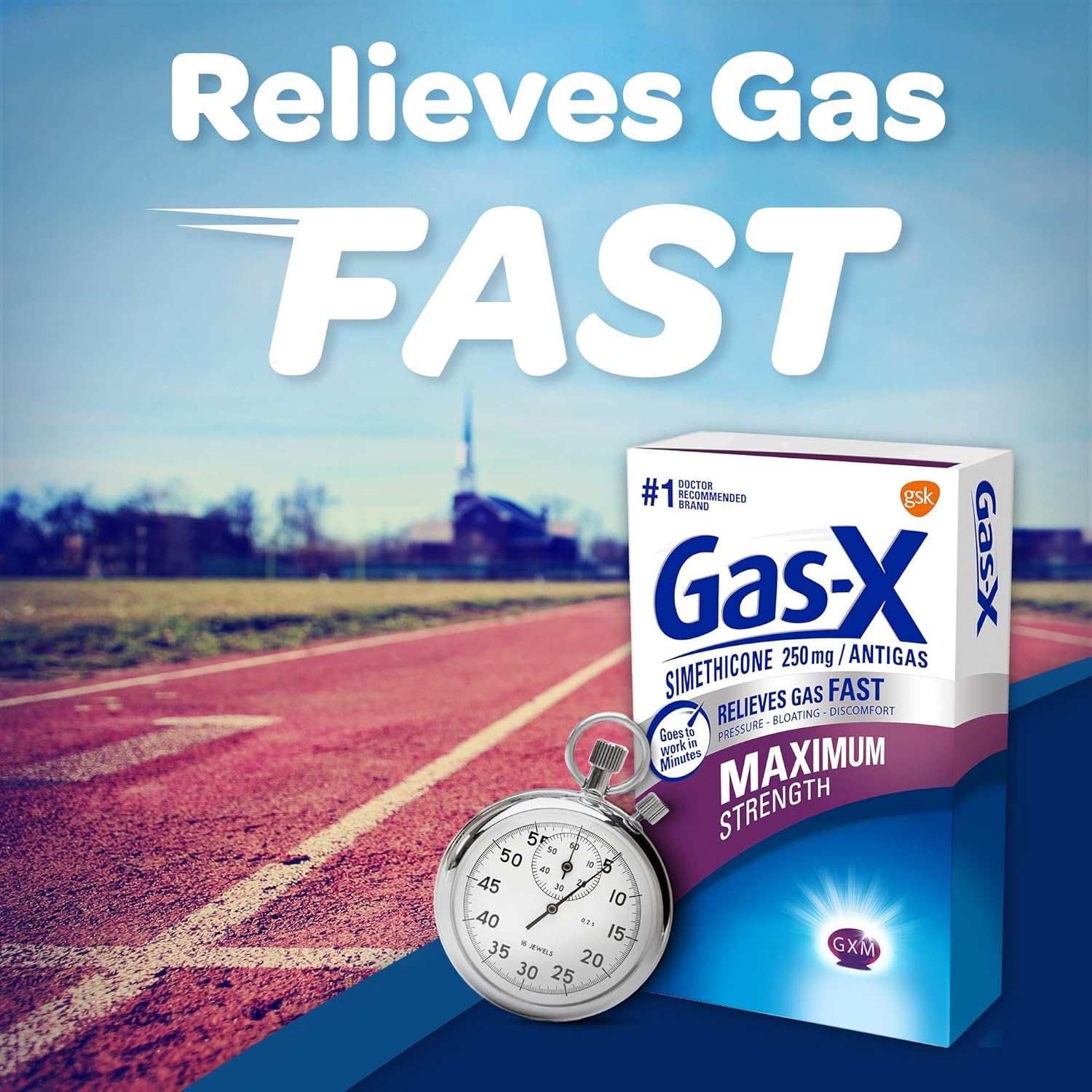 Gas-X Maximum Strength Softgels for Fast Gas Relief, 30 Count: Health & Personal Care