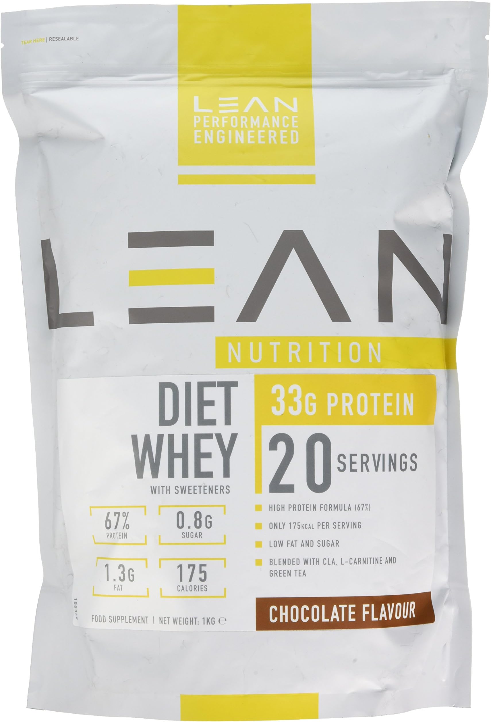 LEAN Nutrition Diet Whey Protein Shake