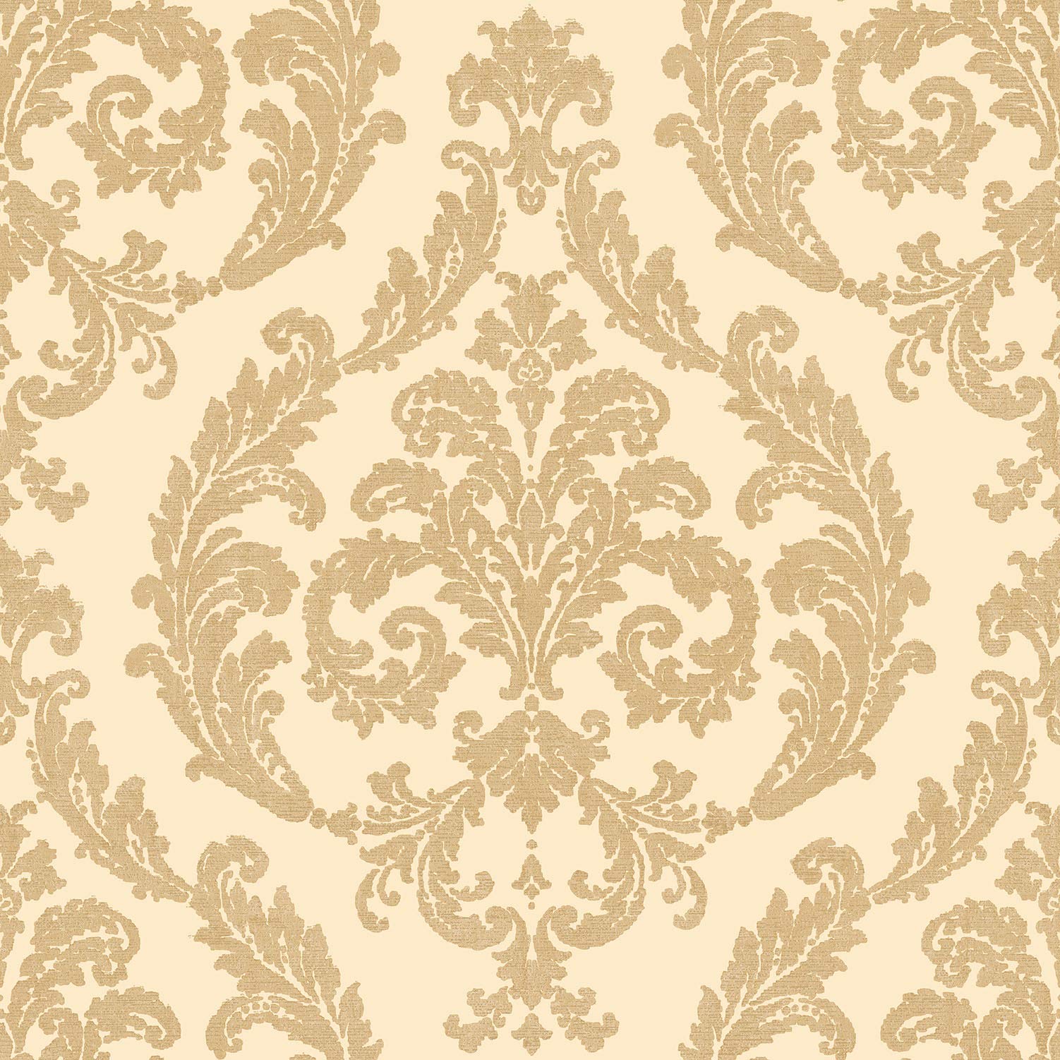 Galerie G67608 Palazzo Large Scale Damask Design Wallpaper, Gold, 10m x 53cm