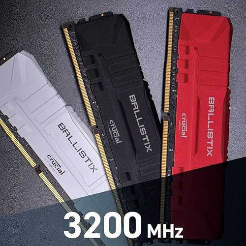 Crucial Ballistix 3200 MHz DDR4 DRAM Desktop Gaming Memory Kit