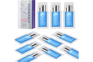 PERMANIA Lash Lift Kit,Separate Steps Products for Salon or at Home, Steps 10 Sachets of 0.8 g/0.03 oz Each Prep (STEP#2)