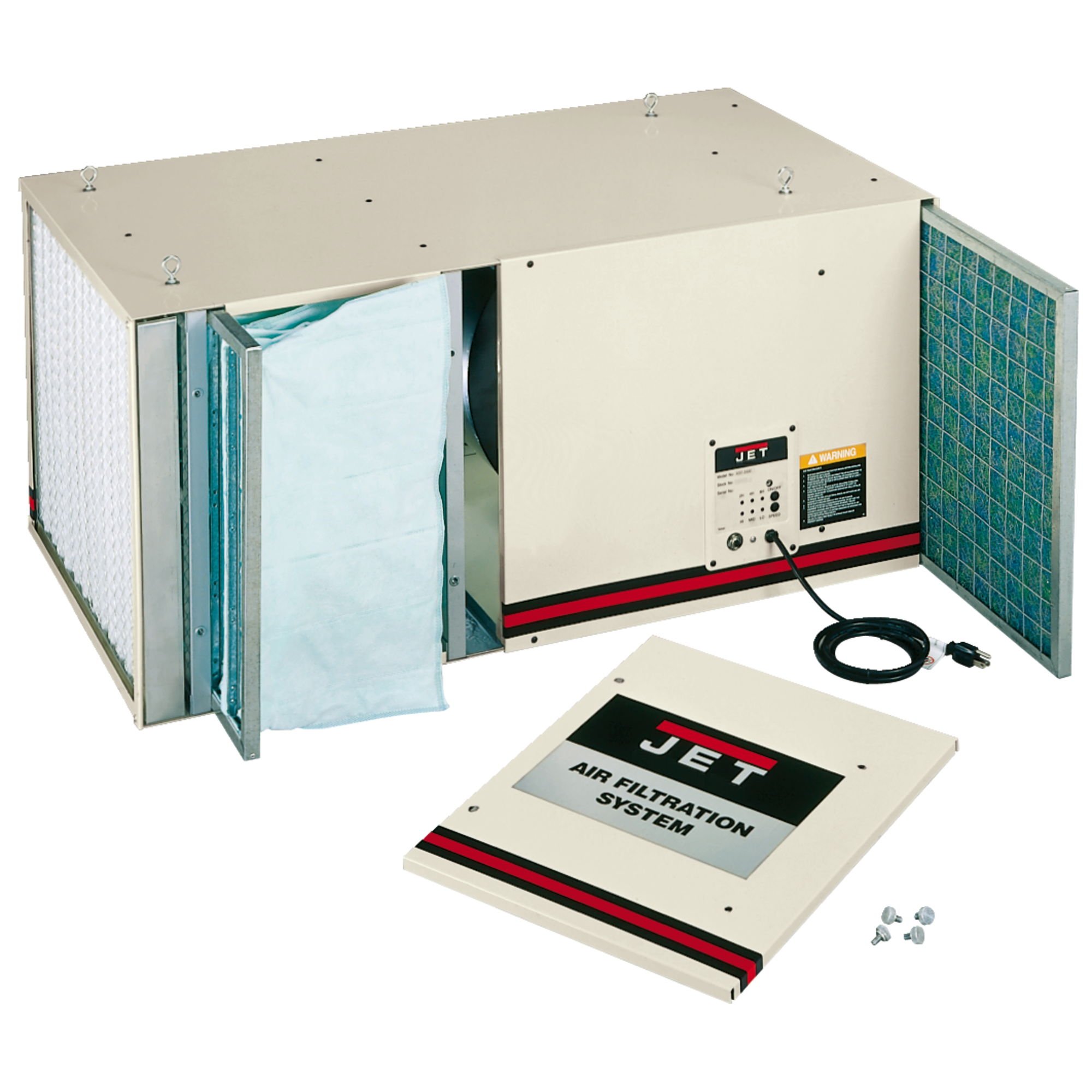Jet 708615 AFS-2000 800/1200/1700 CFM 3 Speed Air Filtration System