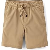 Gymboree Boys and Toddler Quick Dry Tie Front Jogger Shorts