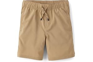 Gymboree Boys and Toddler Quick Dry Tie Front Jogger Shorts