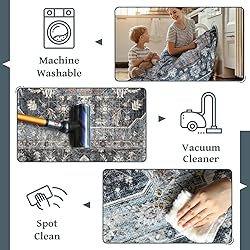 QD-Udreamy 5x7 Area Rugs - Machine Washable Area