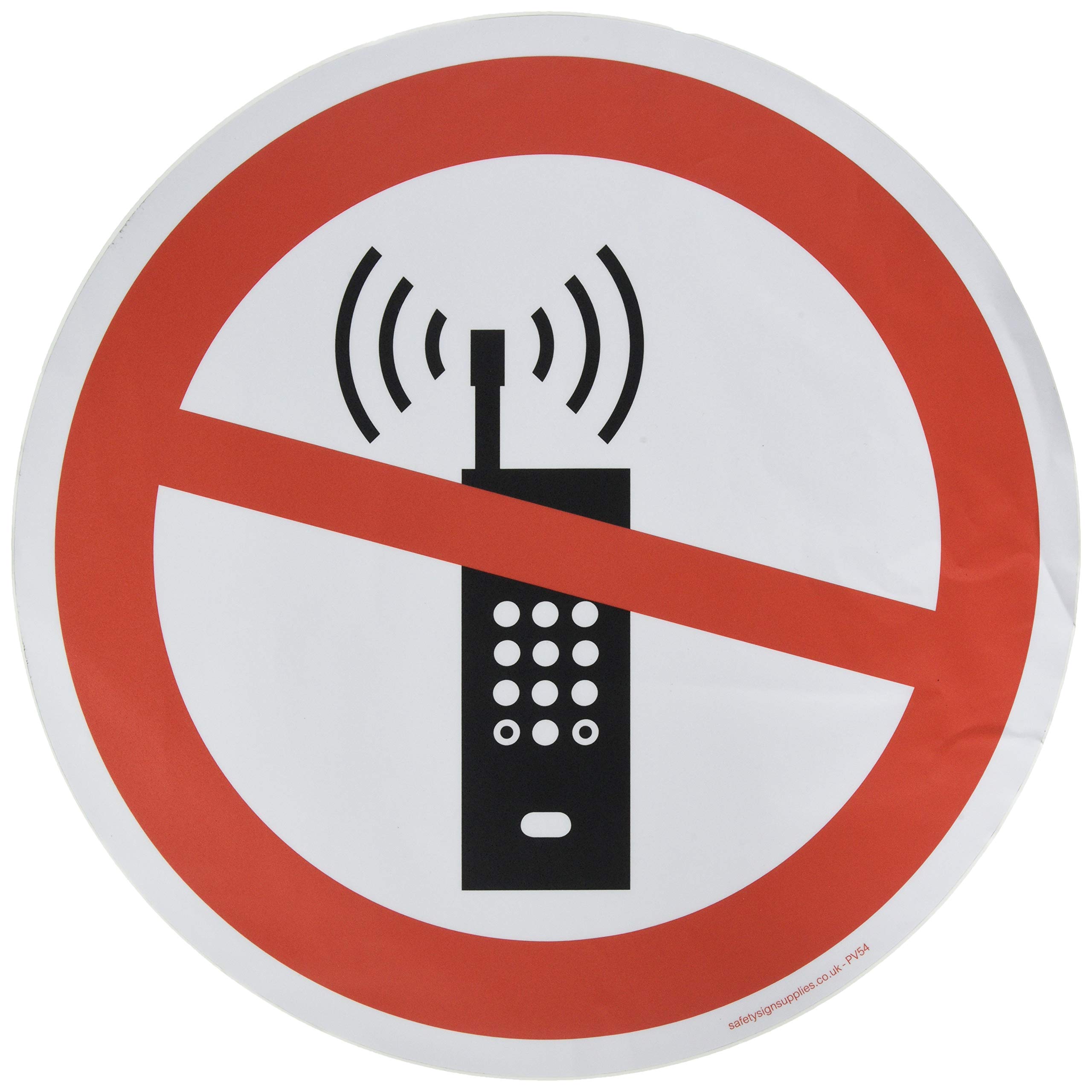 No mobile phones floor graphics