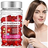 Hair Vitamin Oil Capsules, Enriched With Fatty Acids And Vitamins, Nourishes Hair, Softens And Shines, Hair Vitamin Serum Enr