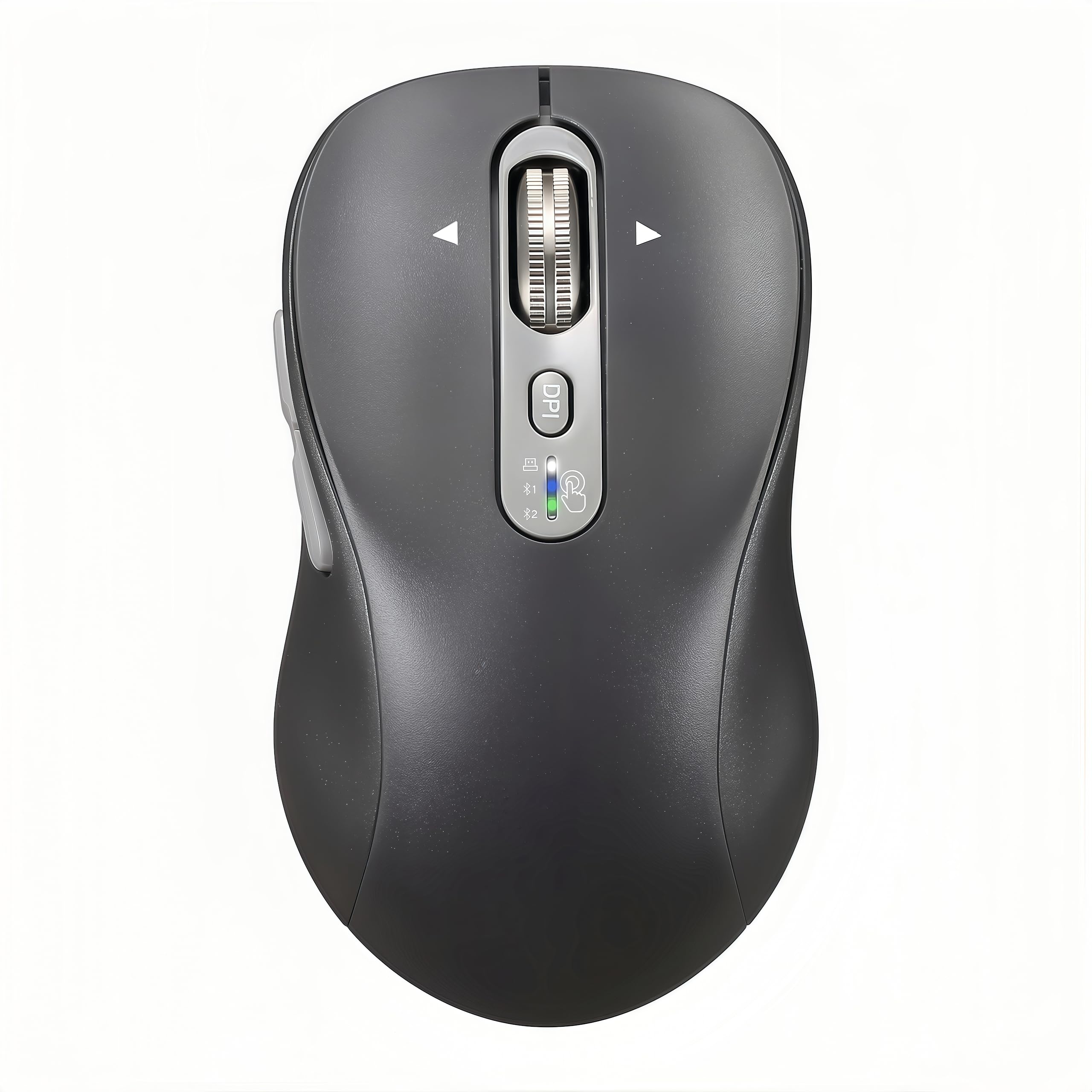 Photo 1 of CITLLA Wireless Bluetooth Mouse, Portable Rechargeable, Multi-Device,4-Level DPI,USB-A Receiver and Two Bluetooth, Multi-System,4-Way Scrollig for MacBook Air/Pro, iPad, Laptop, Computer. (Grey)