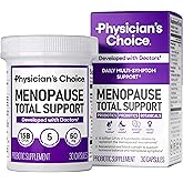 Physician's CHOICE Menopause Probiotic Supplement for Women - Supports Hormone Balance, Hot Flashes, Night Sweats, Weight Management, Bloating & Gut Health - with Black Cohosh, Resveratrol+ - 30ct