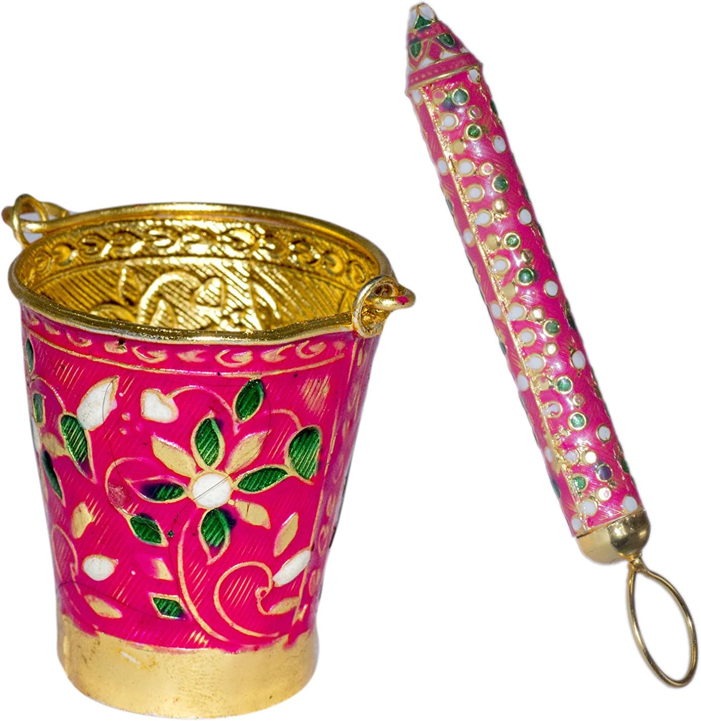 Buy SHRI ANNAPURNA Metal Laddu Gopal Holi Pichkari And Bucket Set