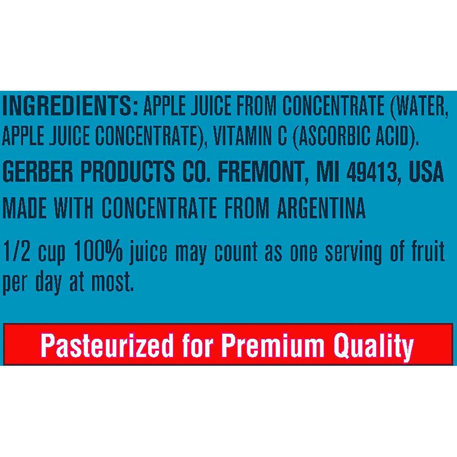 Gerber Nature Select Baby 100 Fruit Juice 32 Fl Oz Pack Of 2 100 Apple Juice