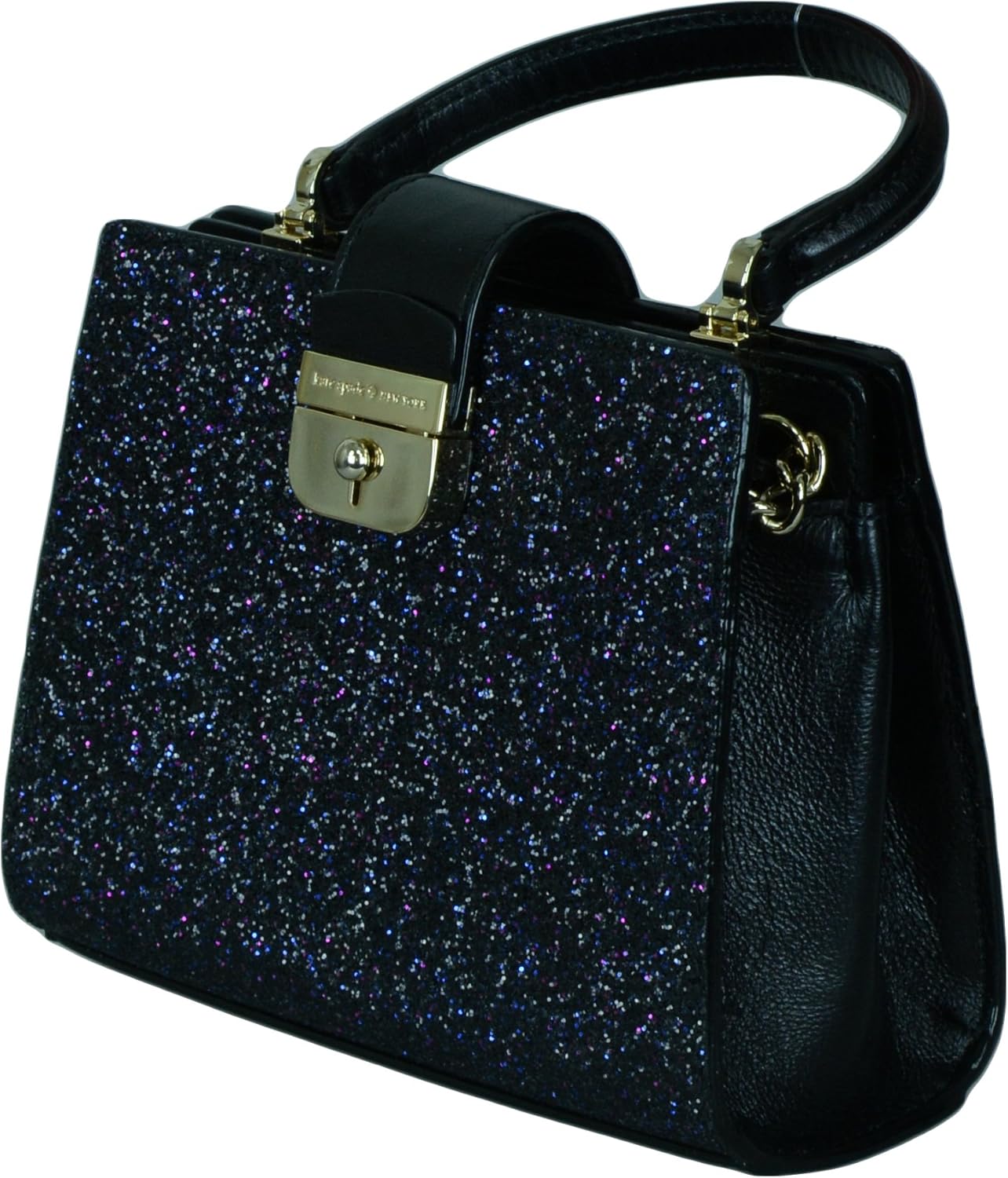 kate spade new york ina greta court glitter crossbody bag top handle handbag