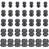 Cable Gland Nylon Plastic Waterproof Adjustable, Cable Glands Joints Wire Protectors- Pg7, Pg9, Pg11, Pg13.5, Pg16 35pcs