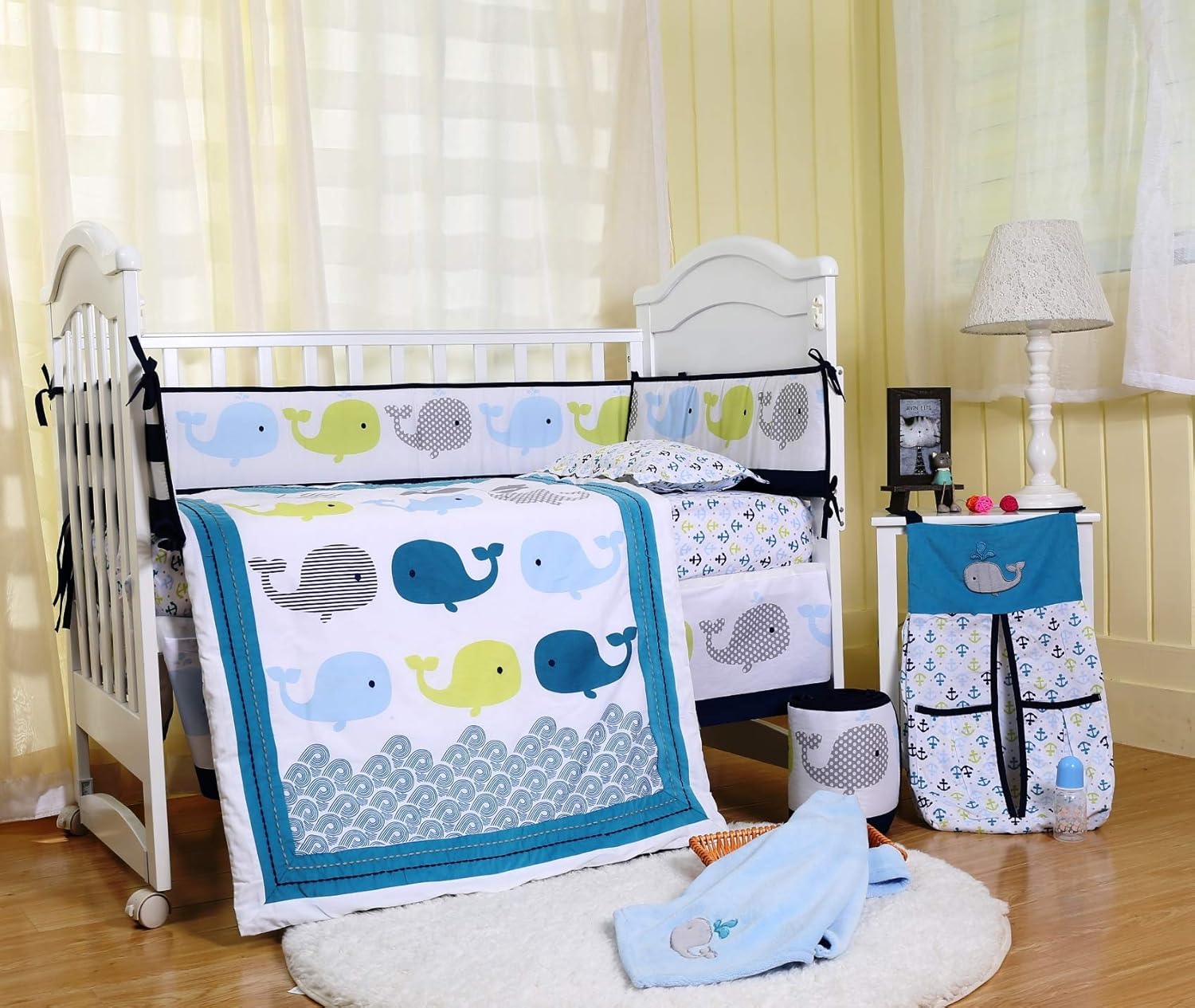 Best Whale Crib Bedding Sets With Bumper Cree Home