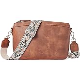 CLUCI Purses for Women Leather Crossbody Bags for Women Crossbody Purse Shoulder Bag for Women with Adjustable Strap