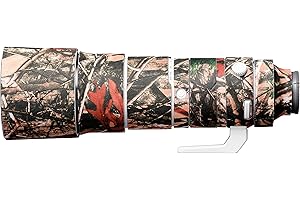 easyCover Lens Oak Neoprene Lens Protection Cover Compatible for Sony FE 200-600 F5.6-6.3 G OSS Forest Camouflage