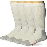 Wrangler mens Riggs Workwear Over the Calf Work Boot Socks 4 Pair Pack